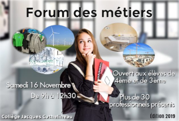 Samedi 16 novembre – Le Forum des Métiers de Cathelineau !