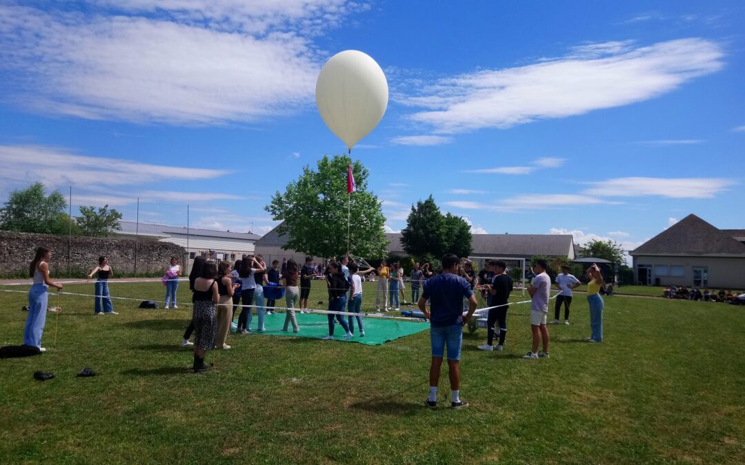 Projet Techno 3e – Départ du ballon sonde… et retour sur terre…