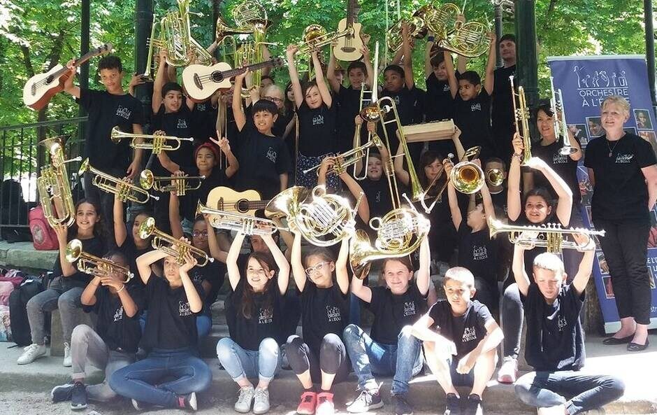 Les jeunes musiciens de trois collèges en concert au Sénat