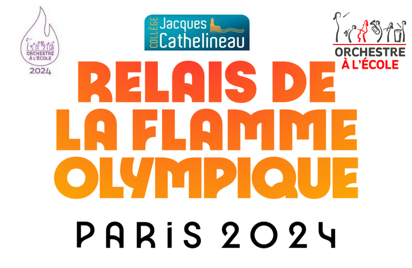 28 mai 2024 – Les orchestres de Cathelineau accompagnent la flamme olympique !!!